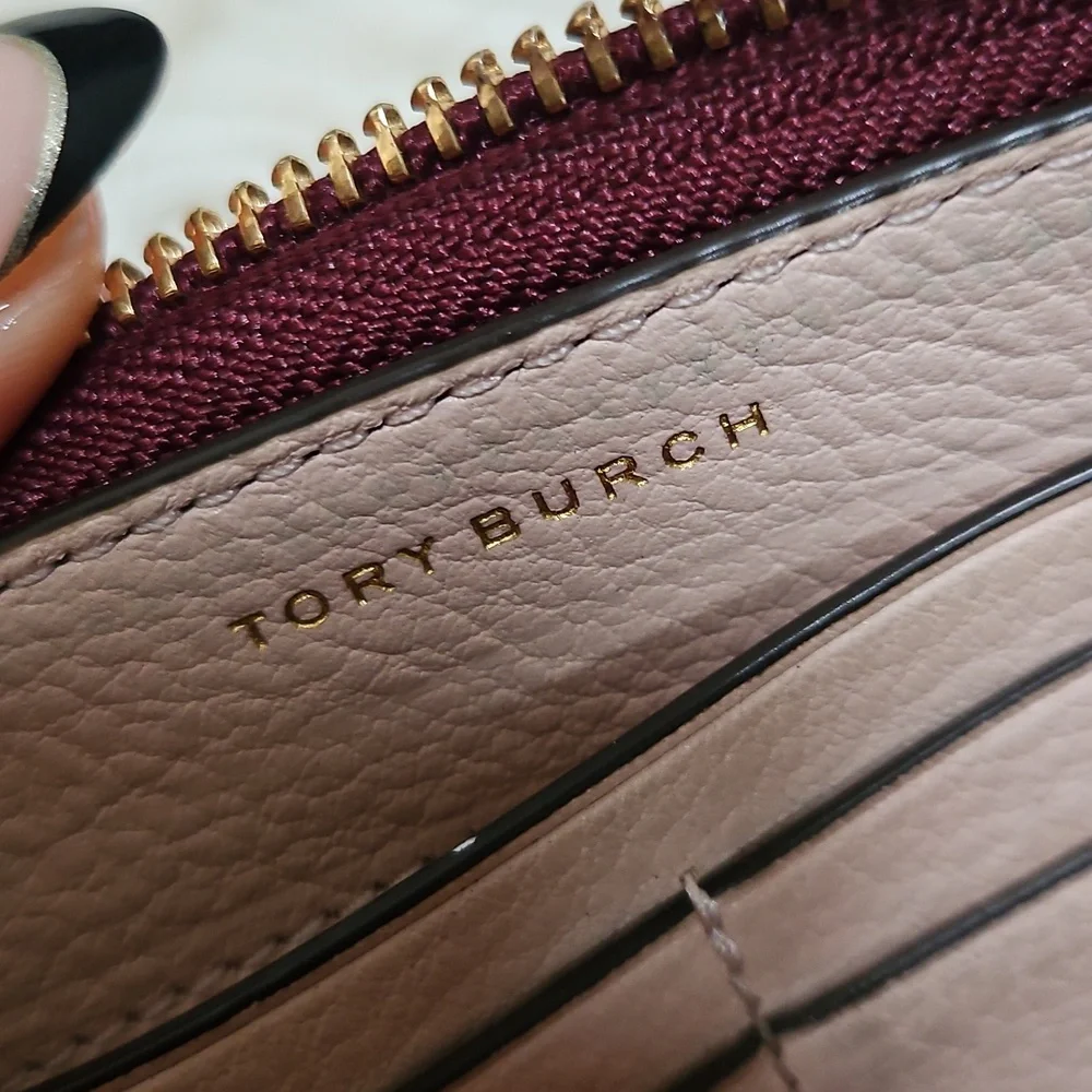 Tory Burch Two Tone Leather Wallet